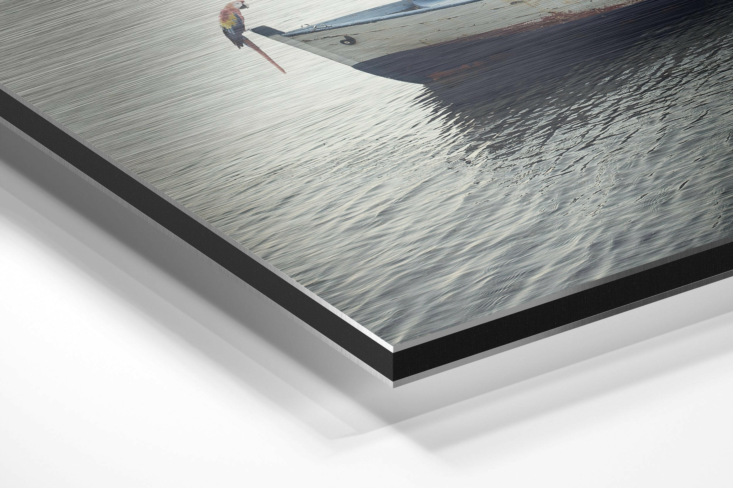 Tranquility Brushed Aluminium Dibond Wall Art.