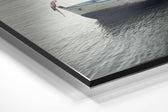 Tranquility Brushed Aluminium Dibond Wall Art.