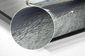 Tranquility Brushed Aluminium Dibond Wall Art.