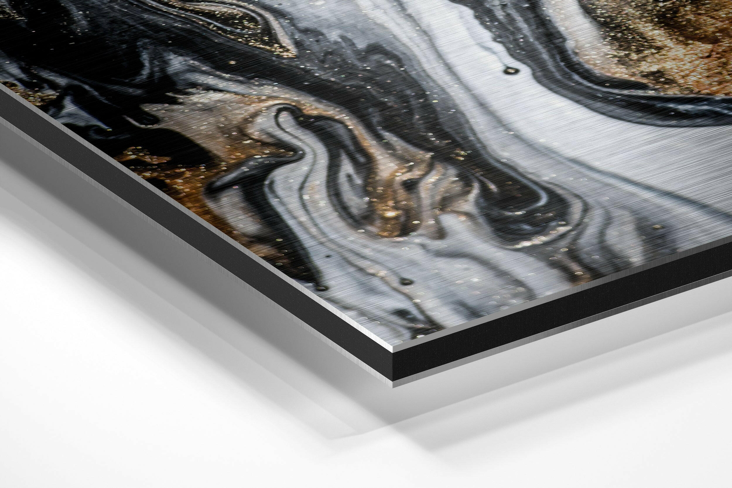 Marmoreal Brushed Aluminium Dibond Wall Art.