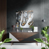 Marmoreal Brushed Aluminium Dibond Wall Art.