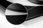 Ying Yang Skulls Brushed Aluminium Dibond Wall Art.