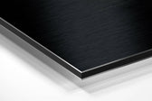 Eyelashes Brushed Aluminium Dibond Wall Art.
