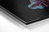 Buddha Brushed Aluminium Dibond Wall Art.