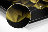 Flower Brushed Aluminium Dibond Wall Art.