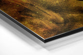 Buddha Brushed Aluminium Dibond Wall Art.