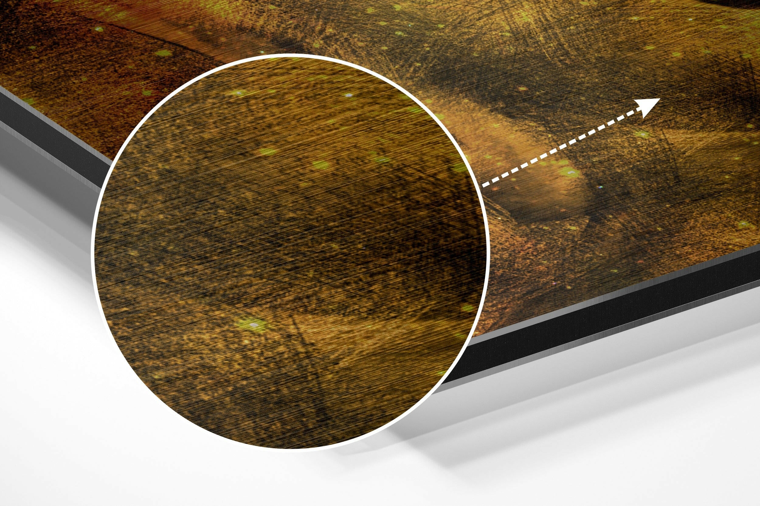 Buddha Brushed Aluminium Dibond Wall Art.