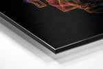 Buddha Brushed Aluminium Dibond Wall Art.