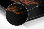 Buddha Brushed Aluminium Dibond Wall Art.