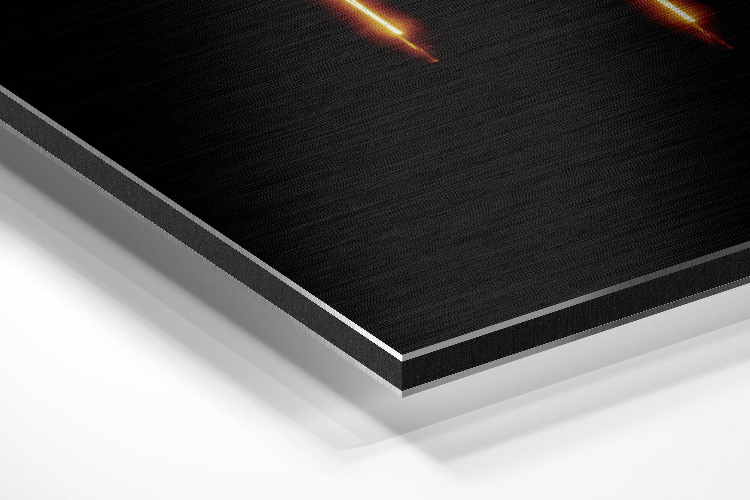 Virgo Brushed Aluminium Dibond Wall Art.