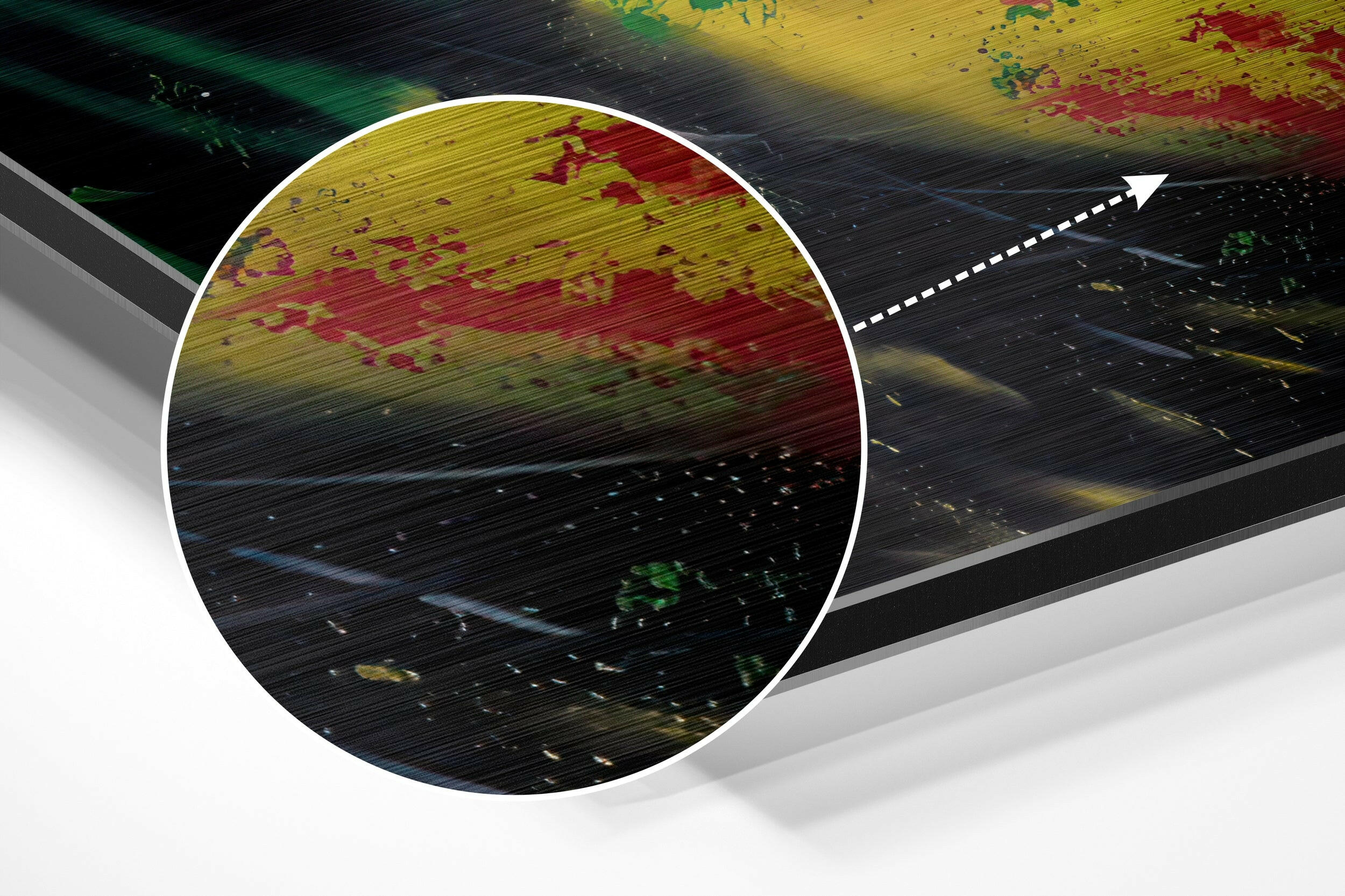 Bob Marley Brushed Aluminium Dibond Wall Art.