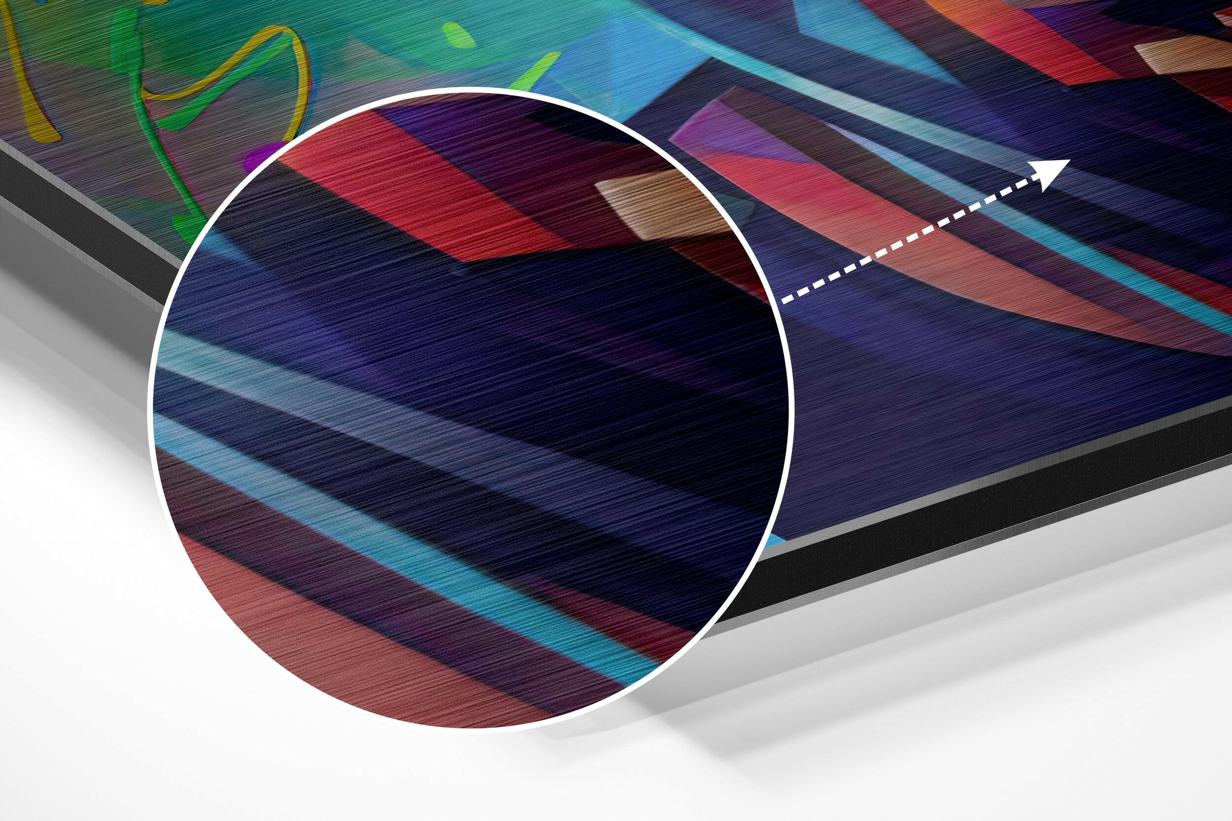 Dr. Dre Brushed Aluminium Dibond Wall Art.