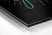 Believe in Yourself Brushed Aluminium Dibond Wall Art.