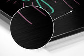 Believe in Yourself Brushed Aluminium Dibond Wall Art.