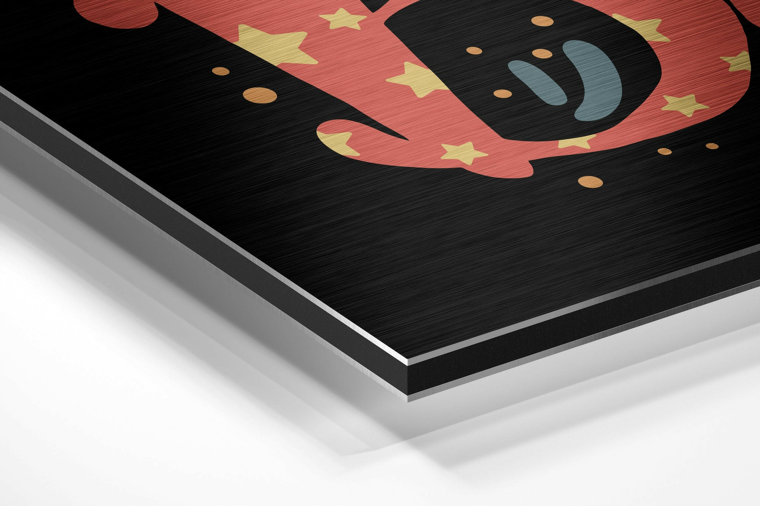 Dream Big Brushed Aluminium Dibond Wall Art.