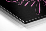 Believe in Impossible Brushed Aluminium Dibond Wall Art.