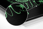 Change Your Thoughts Brushed Aluminium Dibond Wall Art.
