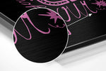 Change Your Thoughts Brushed Aluminium Dibond Wall Art.