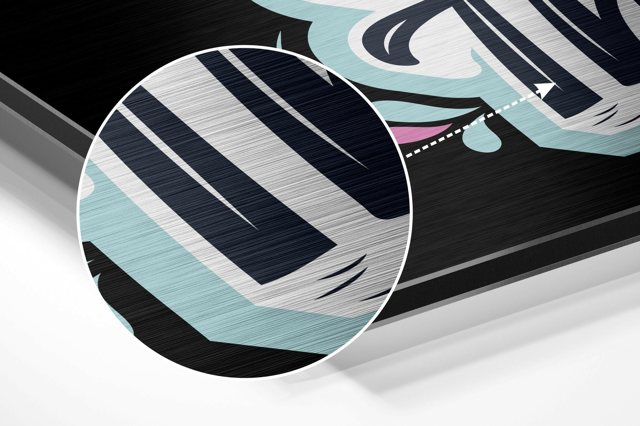 You Got This Brushed Aluminium Dibond Wall Art.