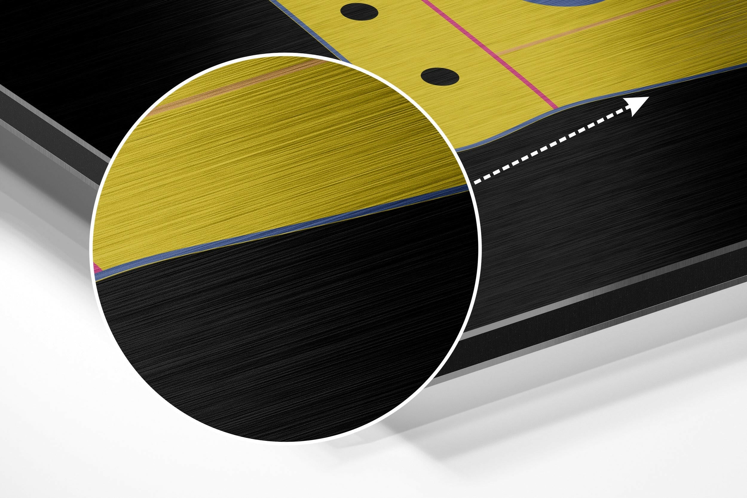 Do not Quit Brushed Aluminium Dibond Wall Art.