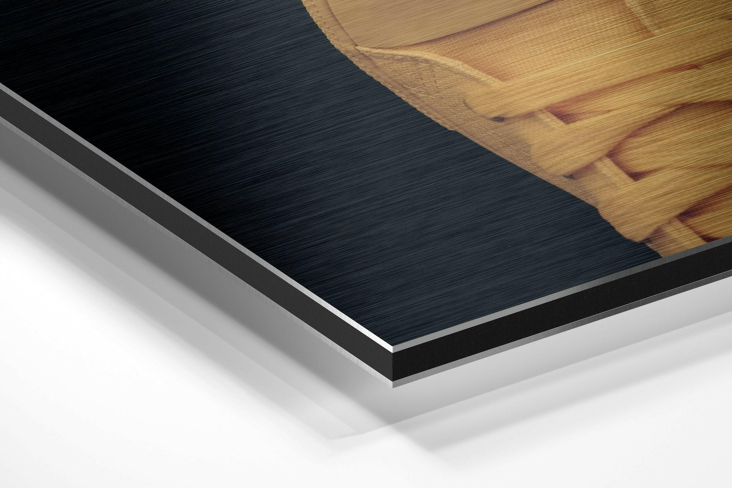 Follow Your Dreams Brushed Aluminium Dibond Wall Art.