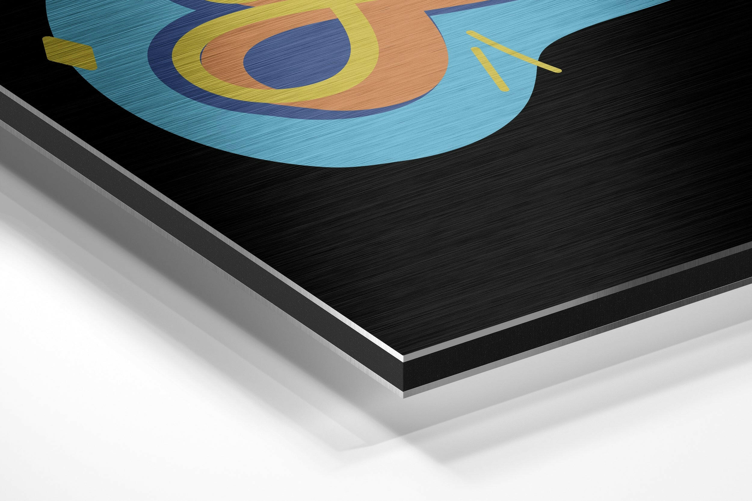 You are Golden Brushed Aluminium Dibond Wall Art.