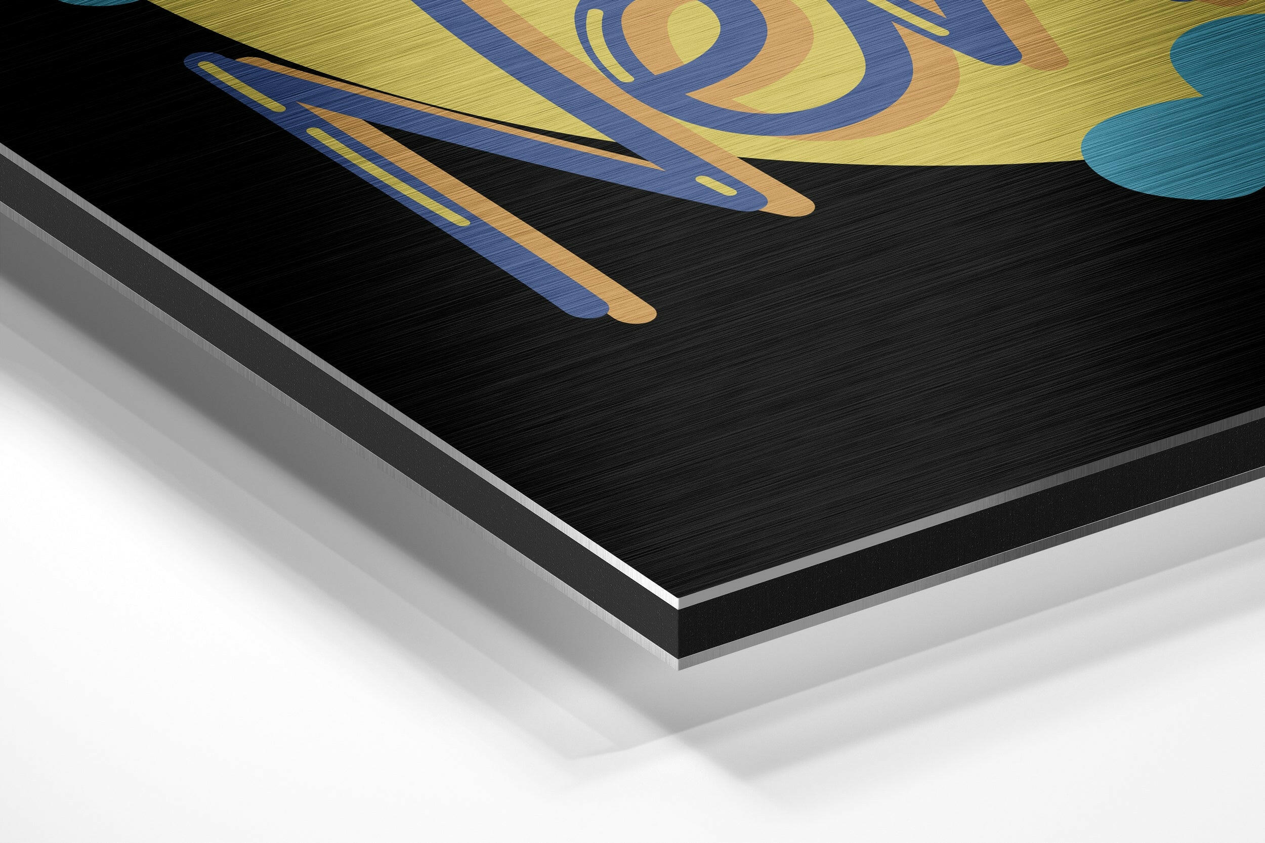 Today is a New Day Brushed Aluminium Dibond Wall Art.