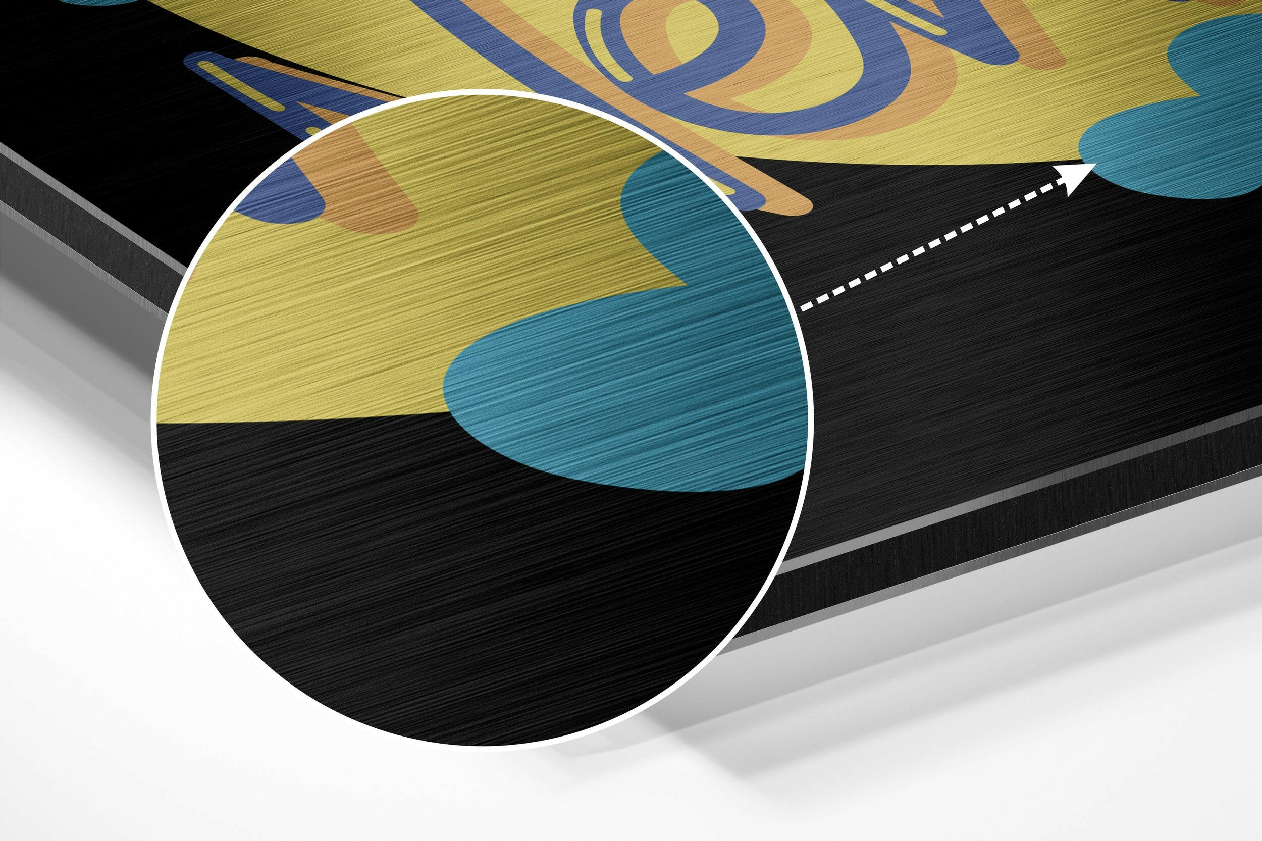 Today is a New Day Brushed Aluminium Dibond Wall Art.