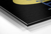 Cake it Easy Brushed Aluminium Dibond Wall Art.