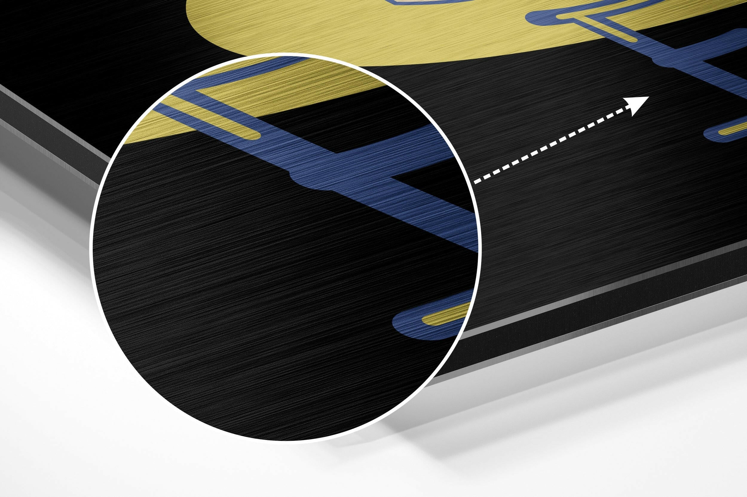 Cake it Easy Brushed Aluminium Dibond Wall Art.