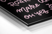 Motivation Brushed Aluminium Dibond Wall Art.