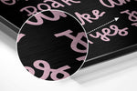 Motivation Brushed Aluminium Dibond Wall Art.