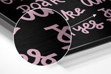 Brushed Aluminium Dibond Wall Art