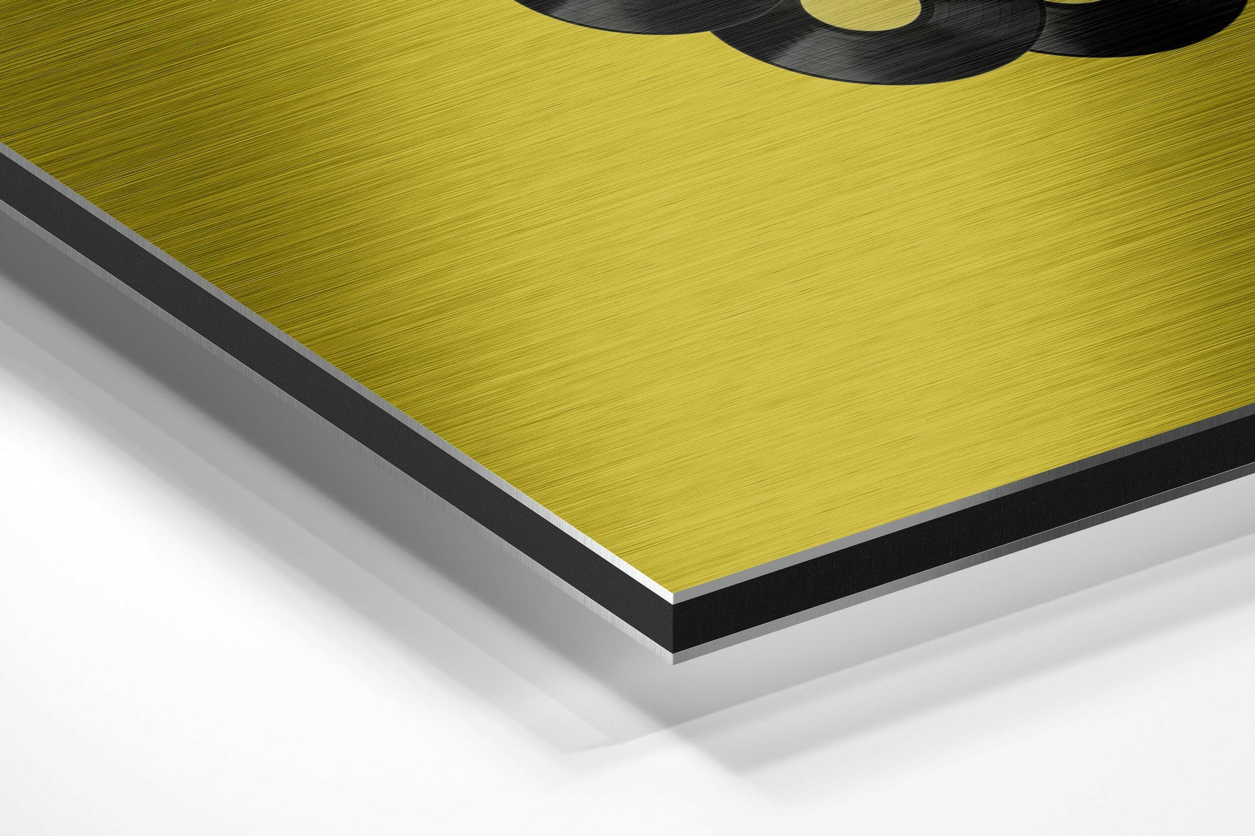 Flamingo Brushed Aluminium Dibond Wall Art.