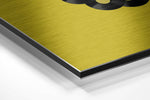 Flamingo Brushed Aluminium Dibond Wall Art.