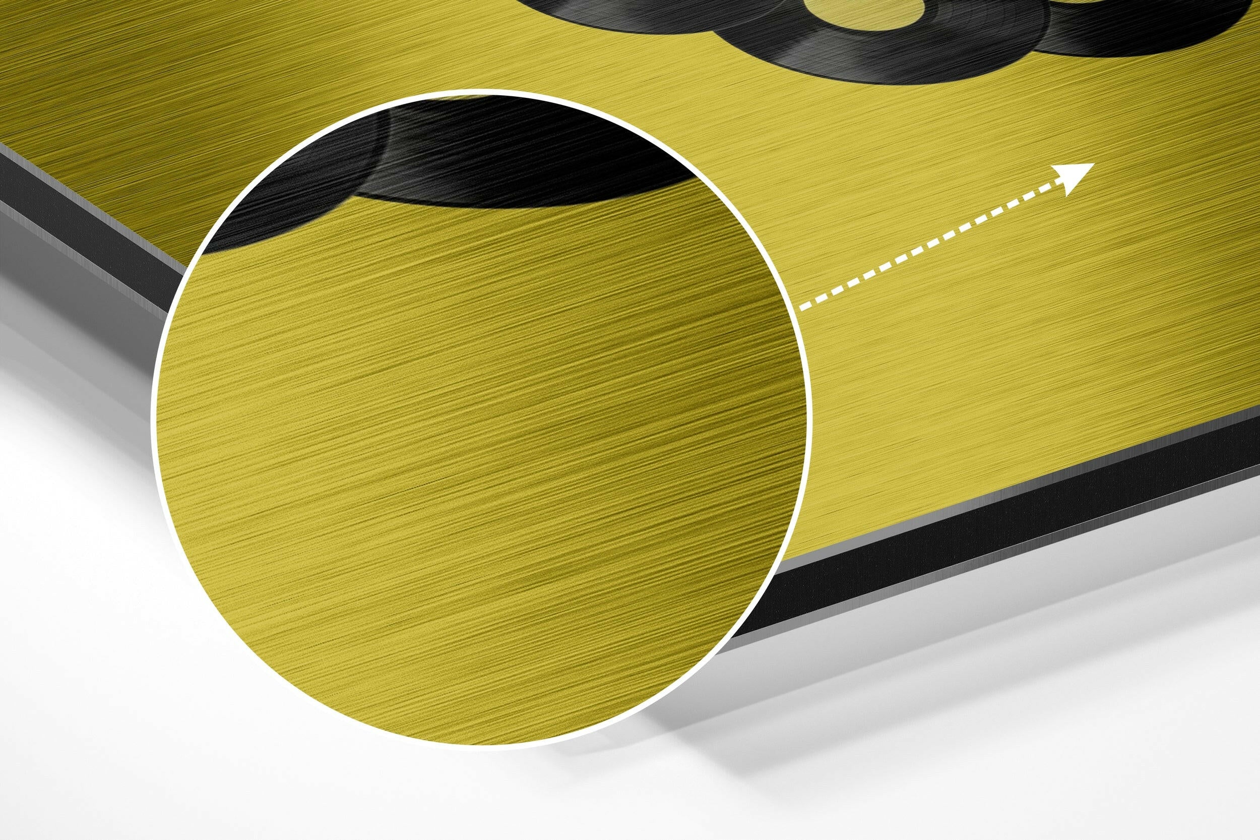 Flamingo Brushed Aluminium Dibond Wall Art.