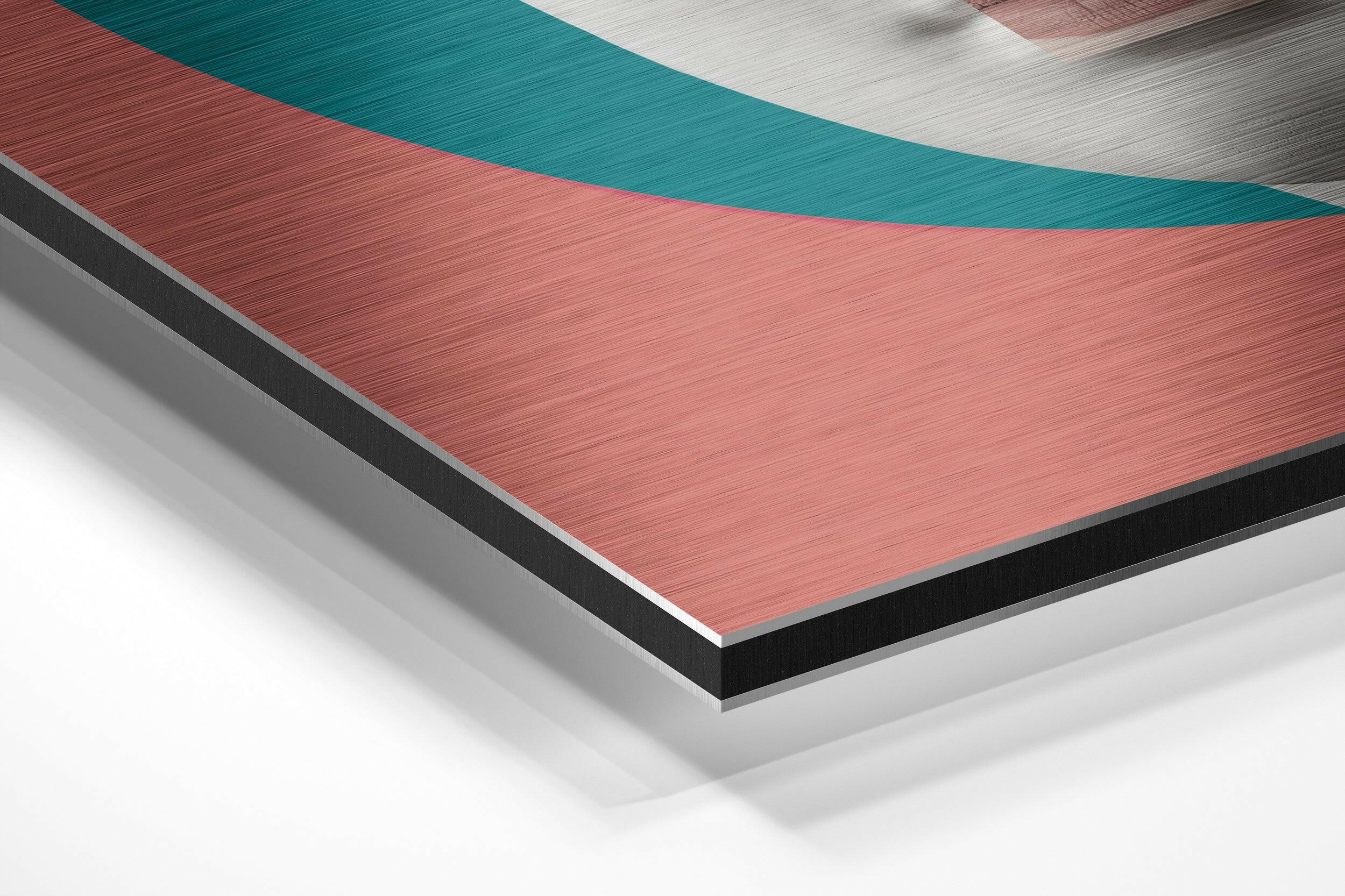 The Art of Sculpture Brushed Aluminium Dibond Wall Art.