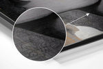 Woman Brushed Aluminium Dibond Wall Art.