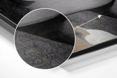 Woman Brushed Aluminium Dibond Wall Art.