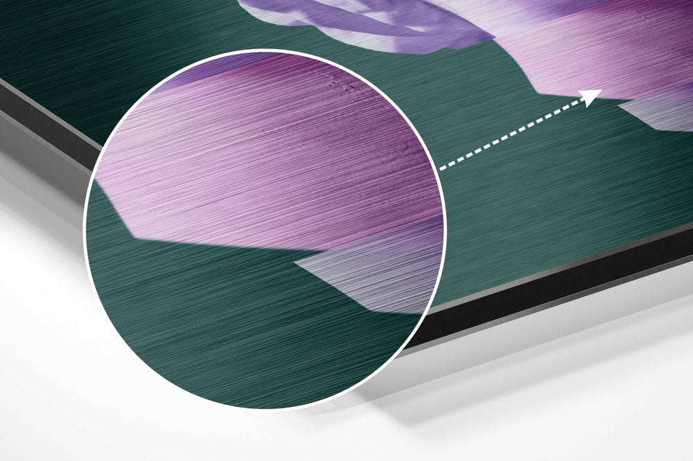 The Art of Sculpture Brushed Aluminium Dibond Wall Art.