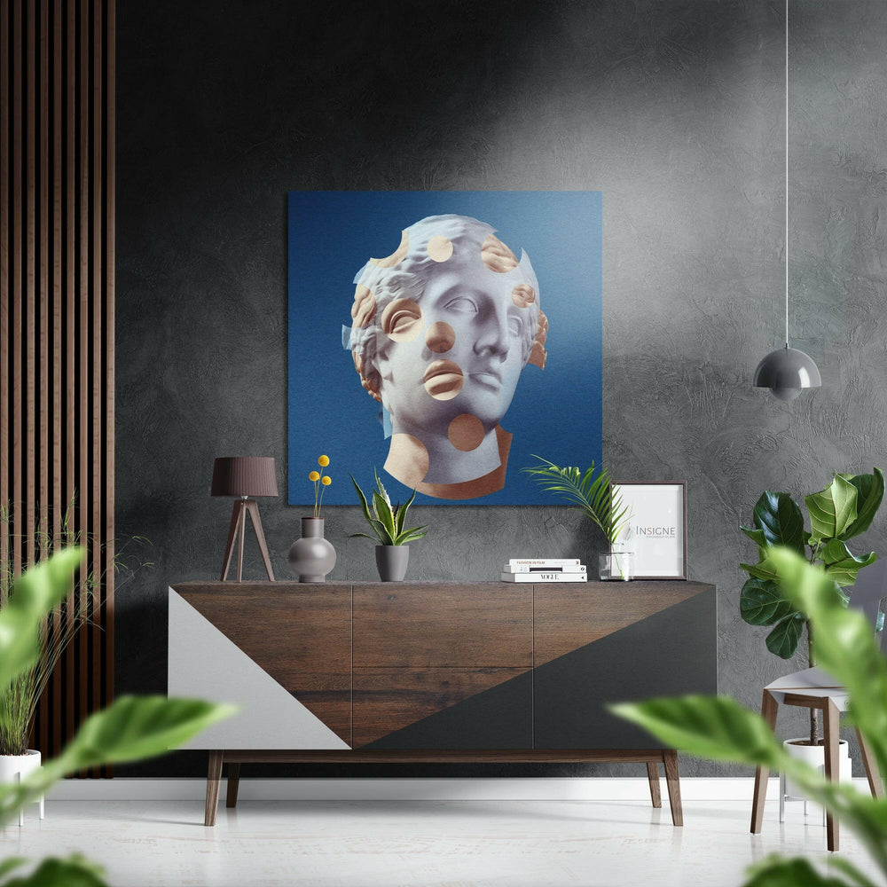 The Art of Sculpture Brushed Aluminium Dibond Wall Art.