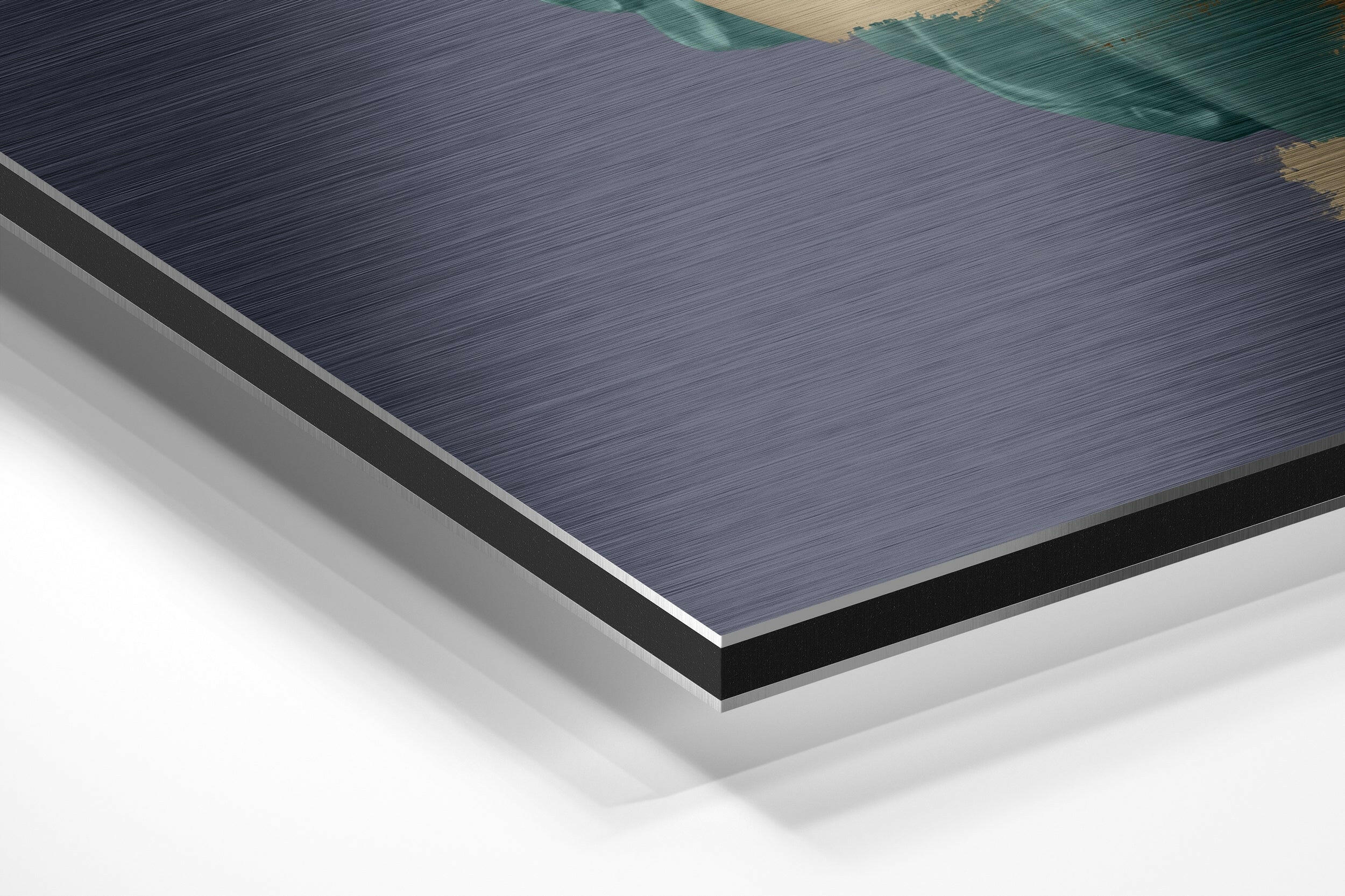 The Art of Sculpture Brushed Aluminium Dibond Wall Art.