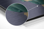 The Art of Sculpture Brushed Aluminium Dibond Wall Art.