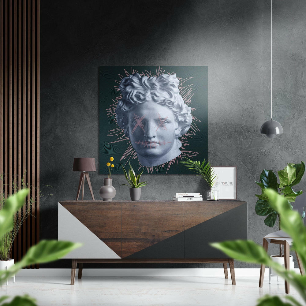 The Art of Sculpture Brushed Aluminium Dibond Wall Art.