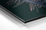 The Art of Sculpture Brushed Aluminium Dibond Wall Art.