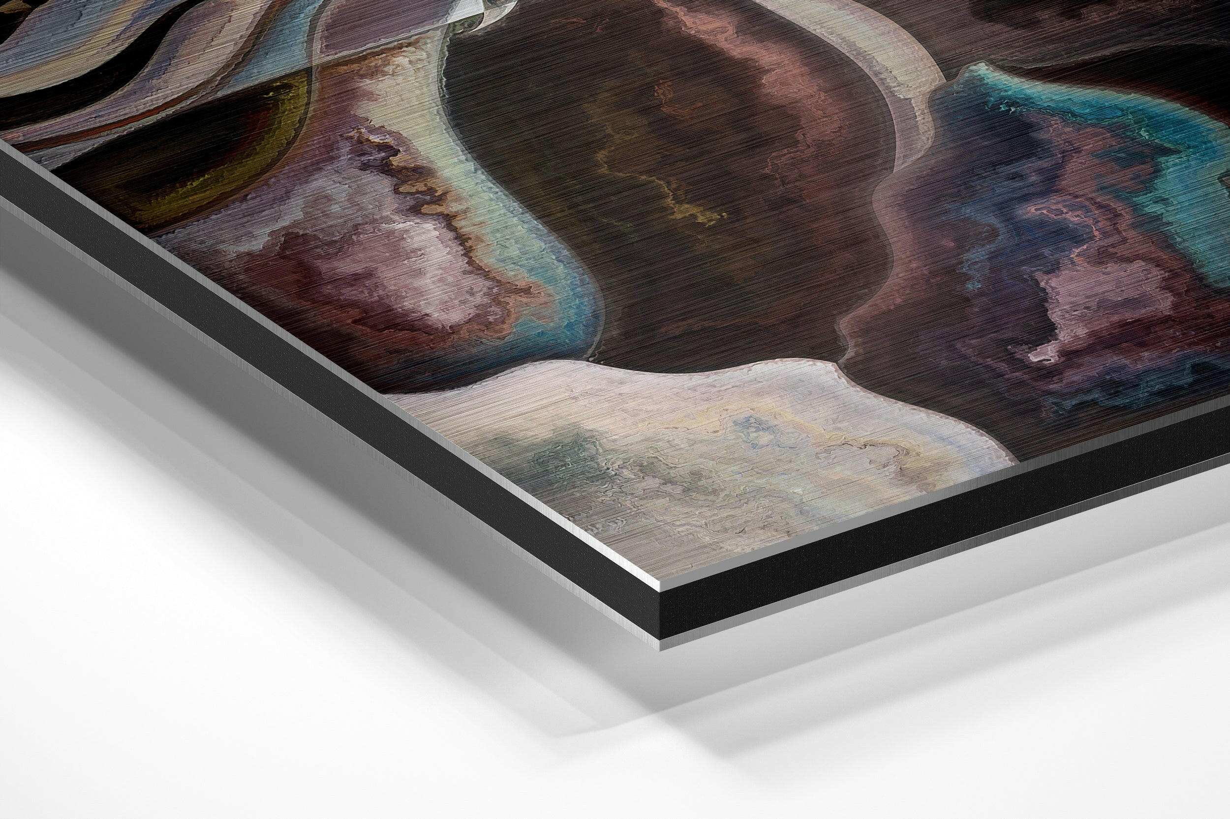 Childish Thoughts Brushed Aluminium Dibond Wall Art.