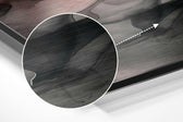 Marmoreal Brushed Aluminium Dibond Wall Art.