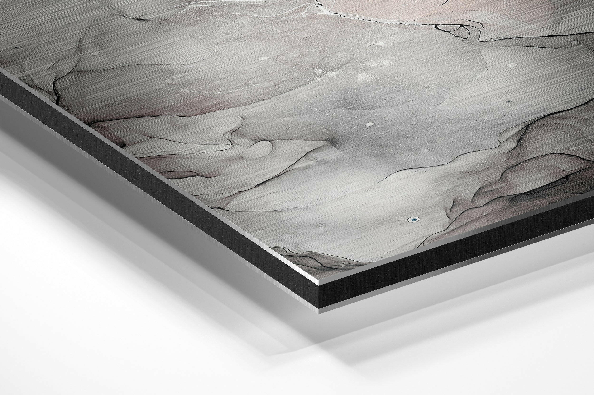 Marmoreal Brushed Aluminium Dibond Wall Art.