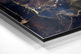 Splash Brushed Aluminium Dibond Wall Art.