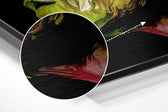 Feel  the Music Brushed Aluminium Dibond Wall Art.